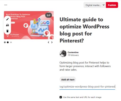 how to promote affiliate links on pinterest